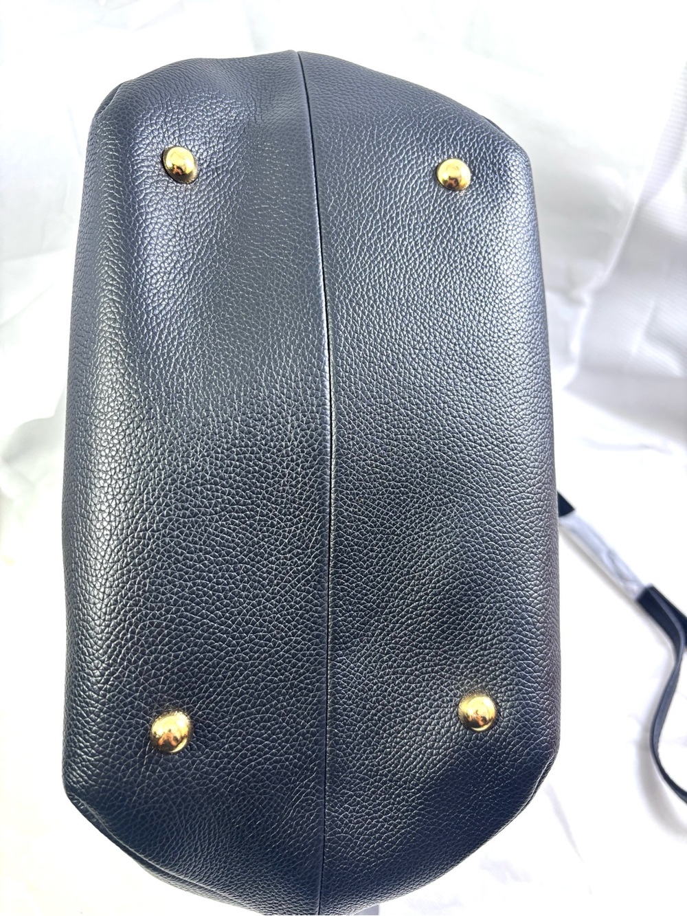 Demellier Midi New York Tote. Black/Gold. - Picture 7 of 16